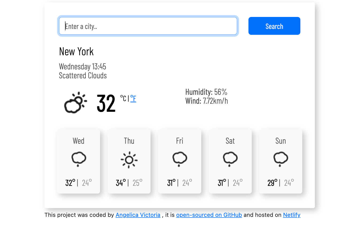 Weather Forecast Project